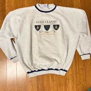 Jerzees Golf Classic Gray Crewneck Sweater